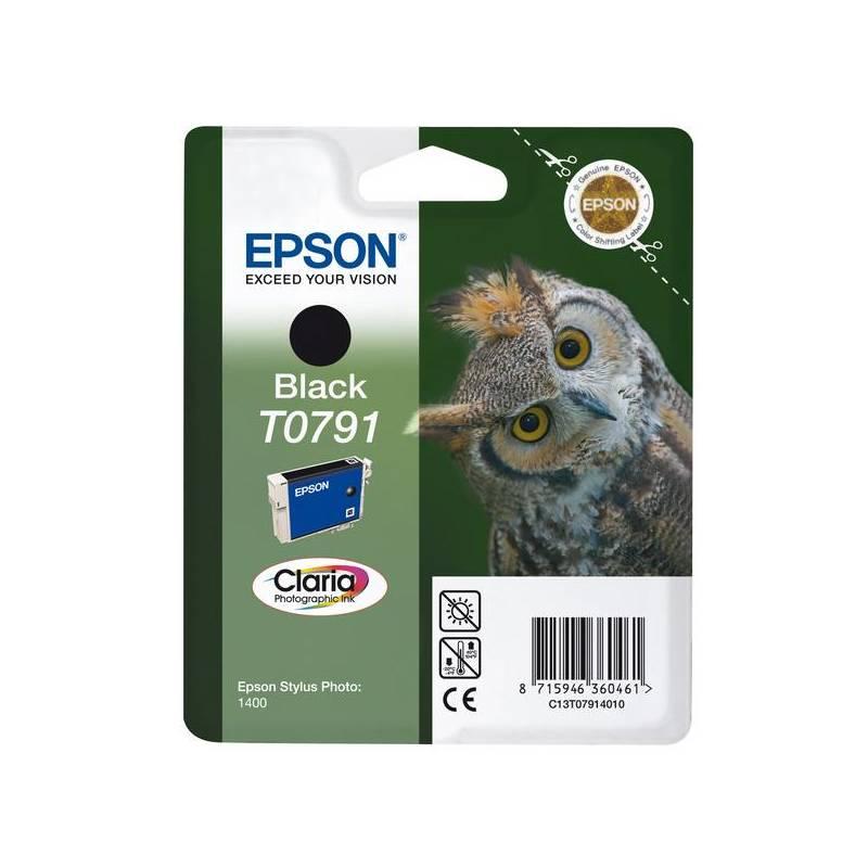 Inkoustová náplň Epson T0791, 11ml -