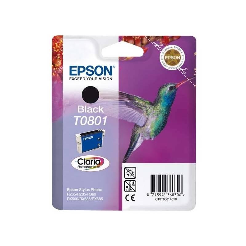 Inkoustová náplň Epson T0801, 7,4ml -
