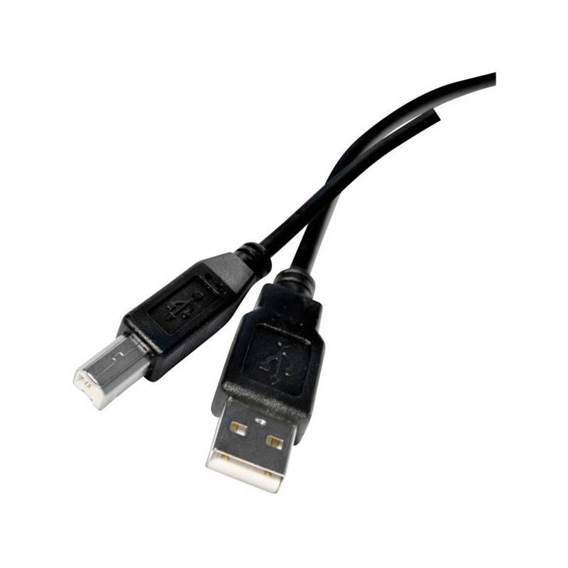 Kabel EMOS USB USB-B, 2m černý