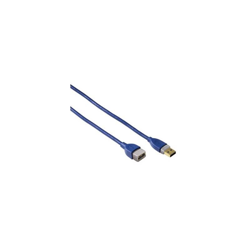 Kabel Hama USB 3.0, 2m, prodlužovací modrý