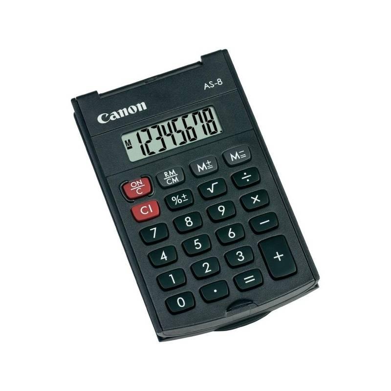 Kalkulačka Canon AS-8 černá, Kalkulačka, Canon, AS-8, černá