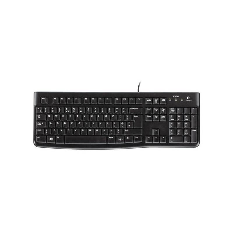 Klávesnice Logitech K120 CZ SK černá, Klávesnice, Logitech, K120, CZ, SK, černá