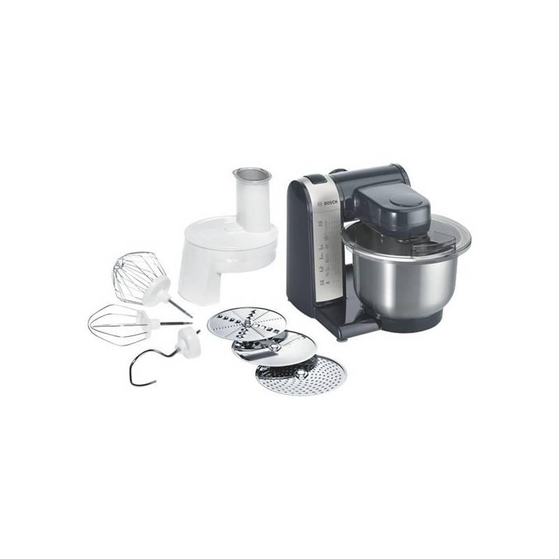 Kuchyňský robot Bosch MUM48A1 černý stříbrný