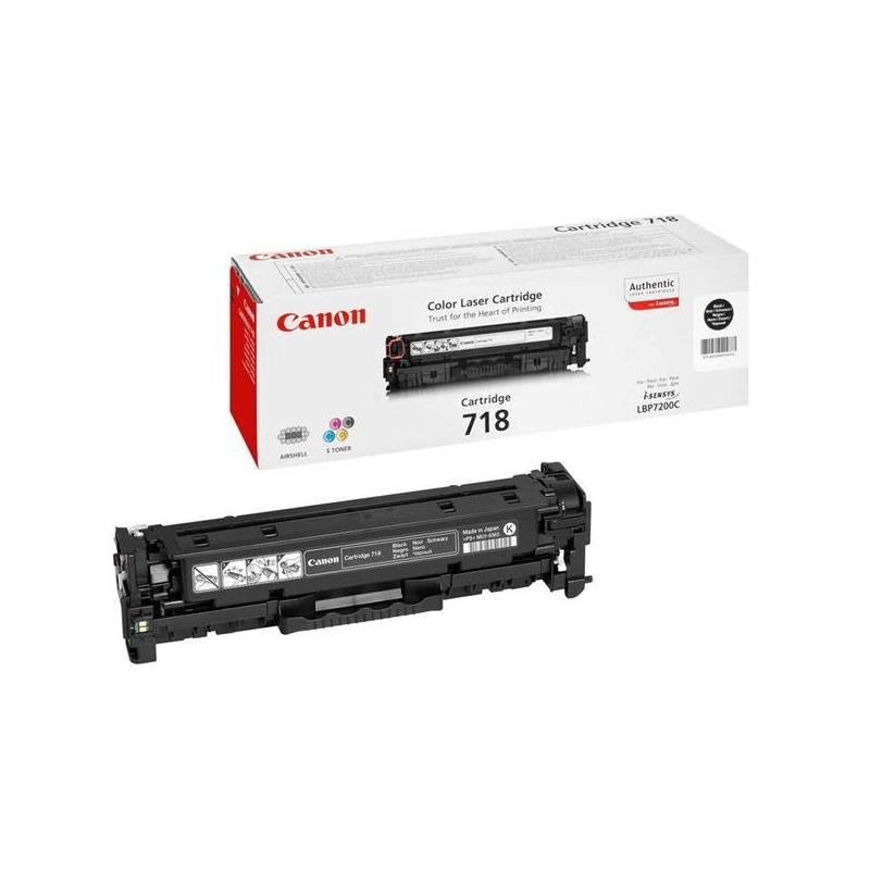 Toner Canon CRG-718Bk, 3400 stran černý