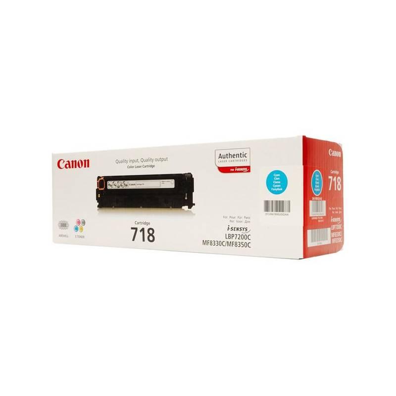 Toner Canon CRG-718C, 2900 stran modrý