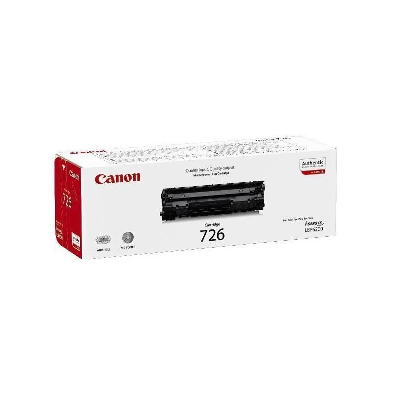 Toner Canon CRG-726, 2,1K stran - originální černá barva, Toner, Canon, CRG-726, 2,1K, stran, originální, černá, barva
