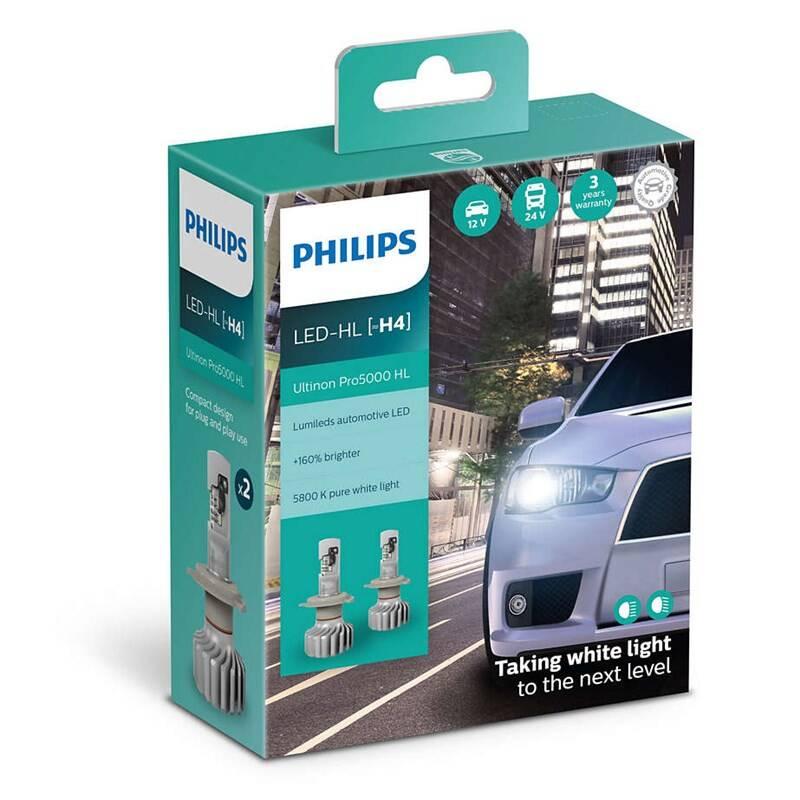 Autožárovka Philips LED H4 Ultinon Pro5000