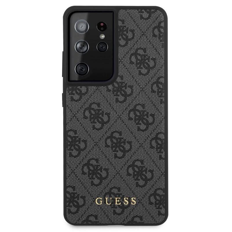 Kryt na mobil Guess 4G na Samsung Galaxy S21 Ultra 5G šedý
