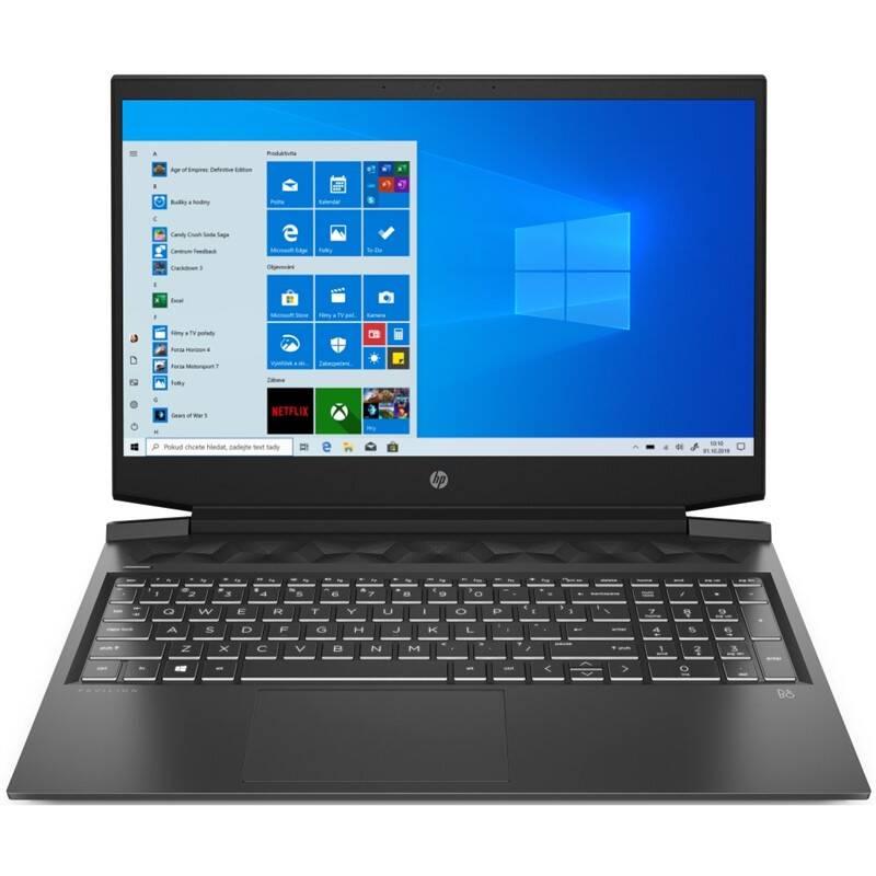 Notebook HP Pavilion Gaming 16-a0020nc černý