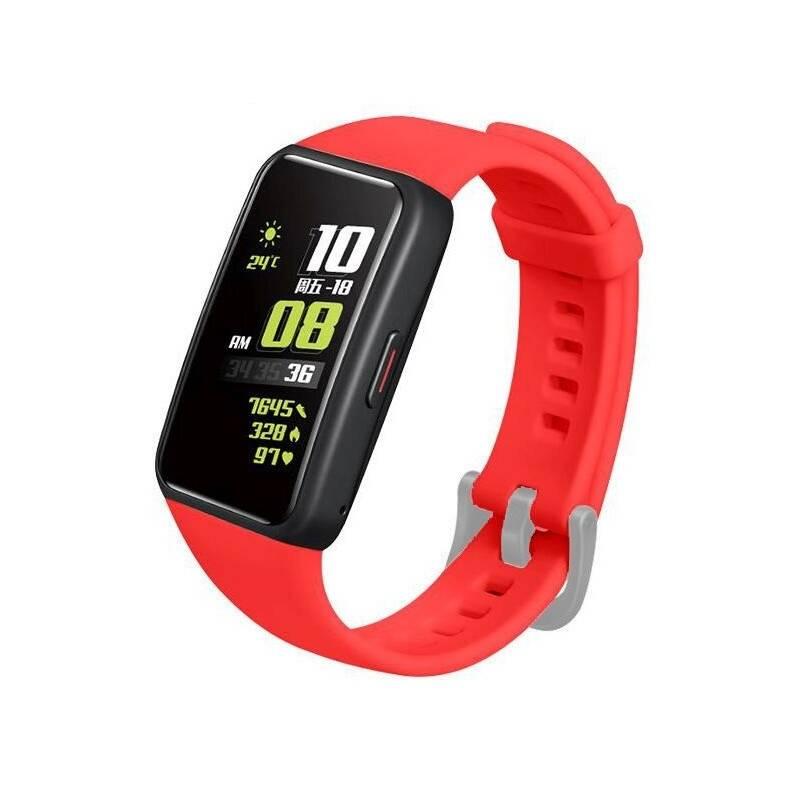 Řemínek FIXED Silicone Strap na Huawei Band 6 červený