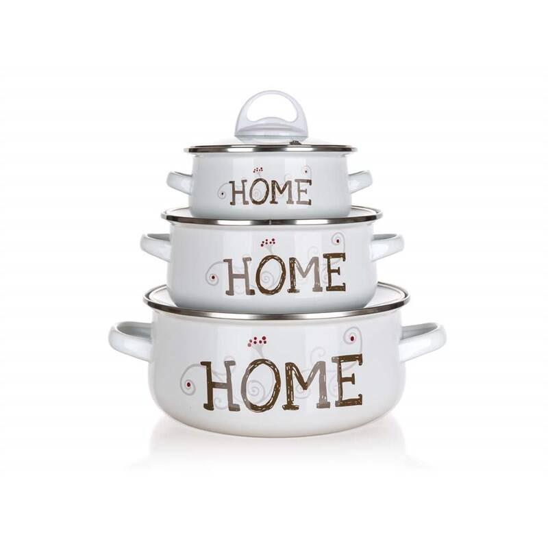 Sada hrnců BANQUET HOME, smalt, 6