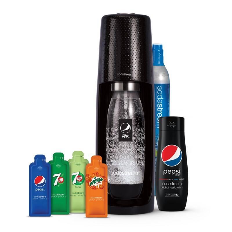 Výrobník sodové vody SodaStream Spirit Black Pepsi MegaPack, Výrobník, sodové, vody, SodaStream, Spirit, Black, Pepsi, MegaPack