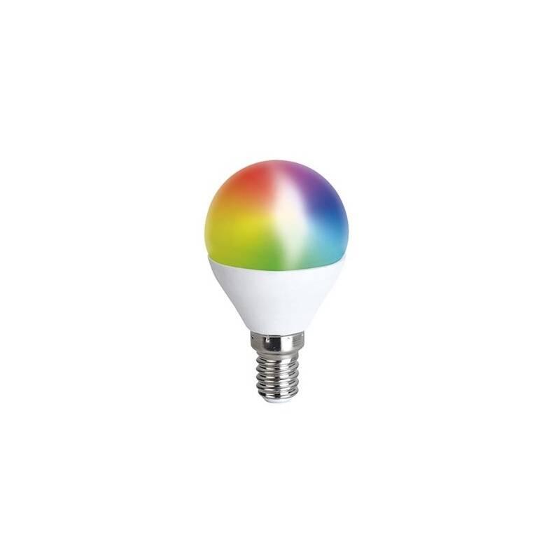 Chytrá žárovka Solight LED SMART WIFI, miniglobe, 5W, E14, RGB