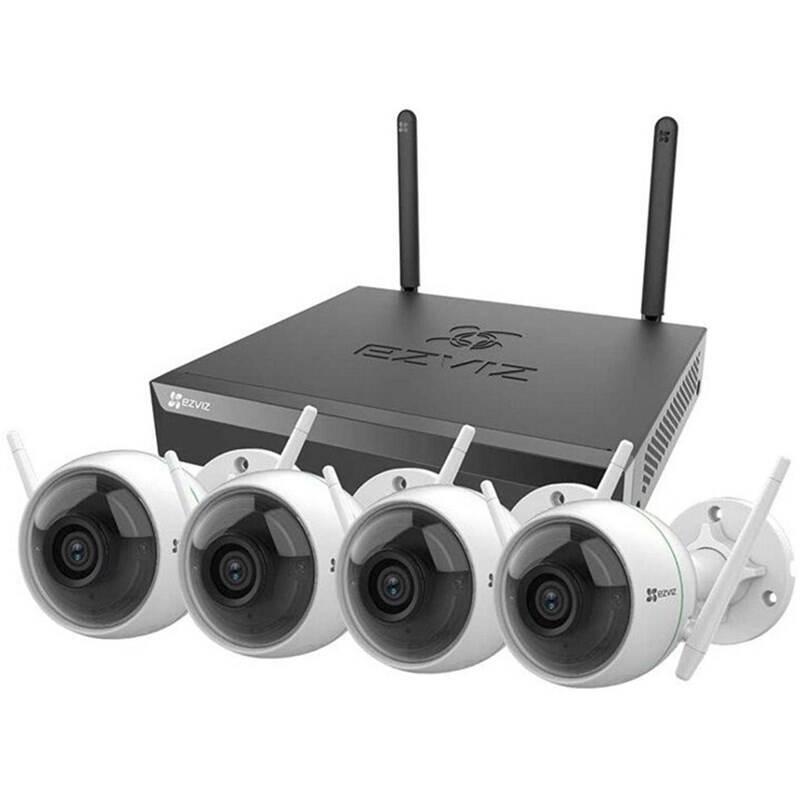 Kamerový systém EZVIZ Wireless Security Kit NVR 4x C3N bílý, Kamerový, systém, EZVIZ, Wireless, Security, Kit, NVR, 4x, C3N, bílý