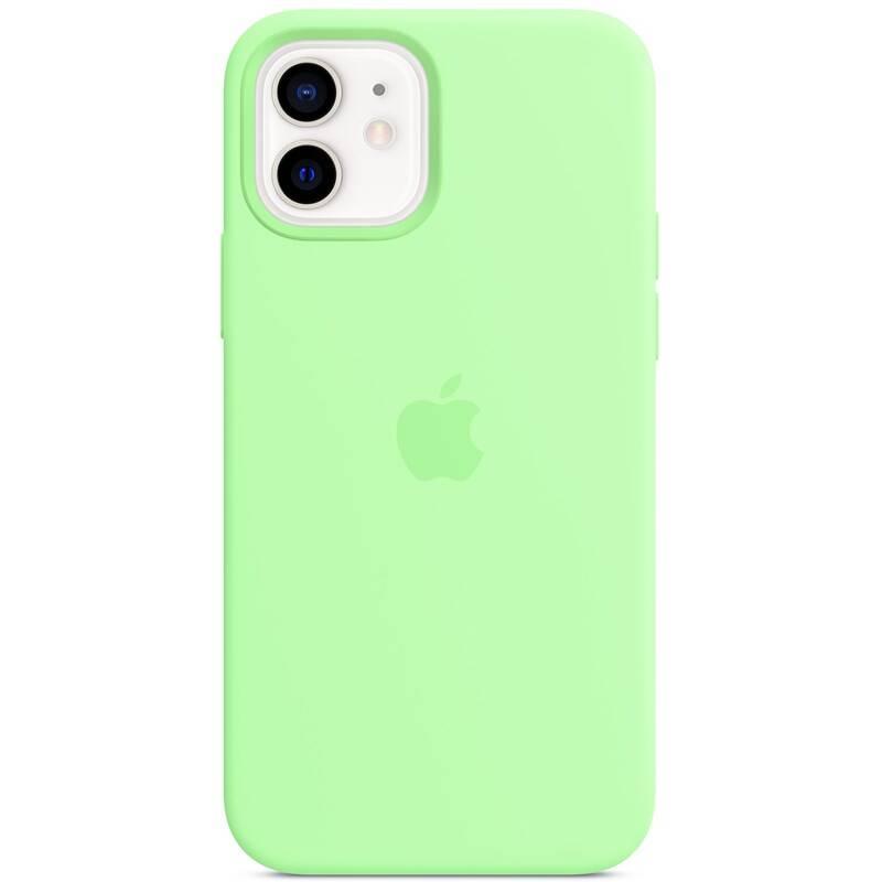 Kryt na mobil Apple Silicone Case s MagSafe pro iPhone 12 a 12 Pro - pistáciový