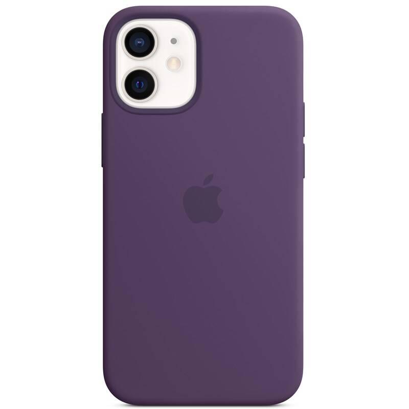 Kryt na mobil Apple Silicone Case s MagSafe pro iPhone 12 mini - ametystový