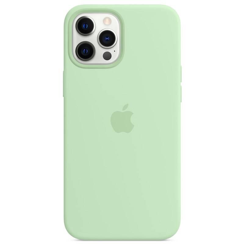 Kryt na mobil Apple Silicone Case s MagSafe pro iPhone 12 Pro Max - pistáciový
