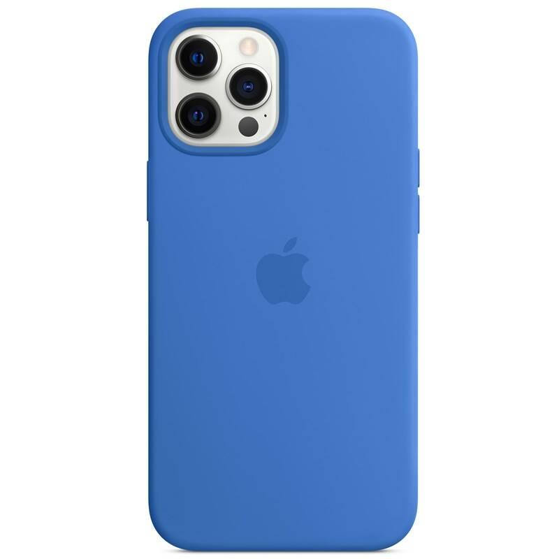 Kryt na mobil Apple Silicone Case s MagSafe pro iPhone 12 Pro Max - středomořsky modrý