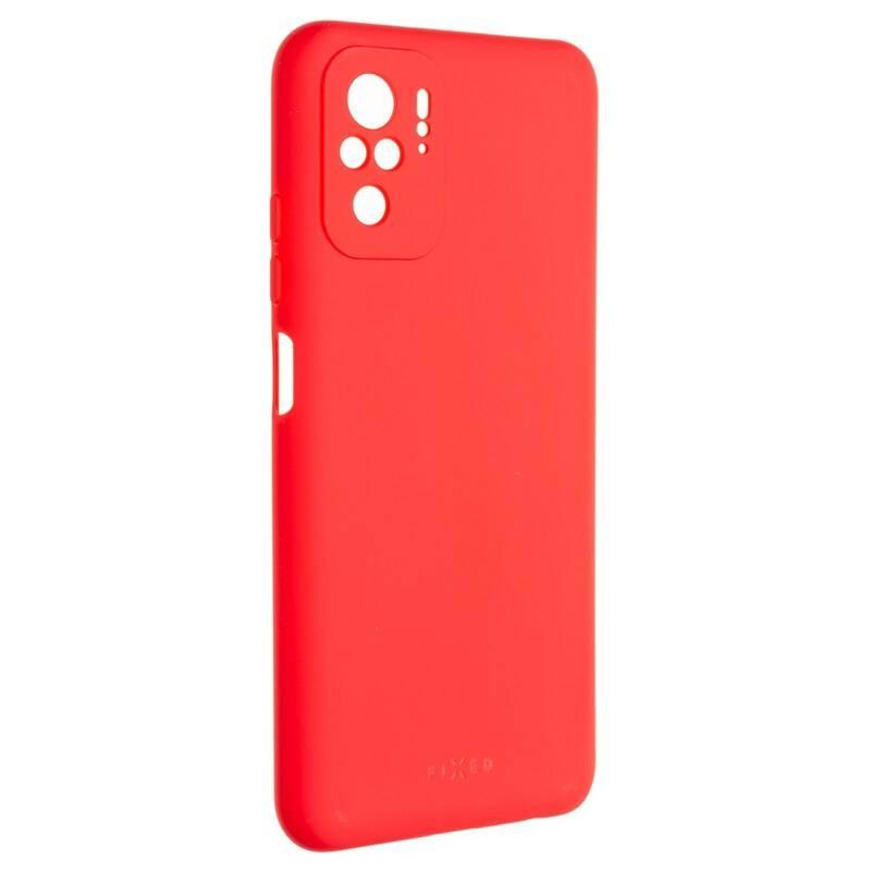 Kryt na mobil FIXED Story na Xiaomi Redmi Note 10 Note 10S červený