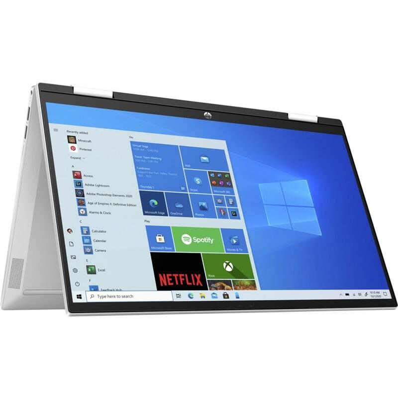 Notebook HP Pavilion x360 15-er0002nc stříbrný