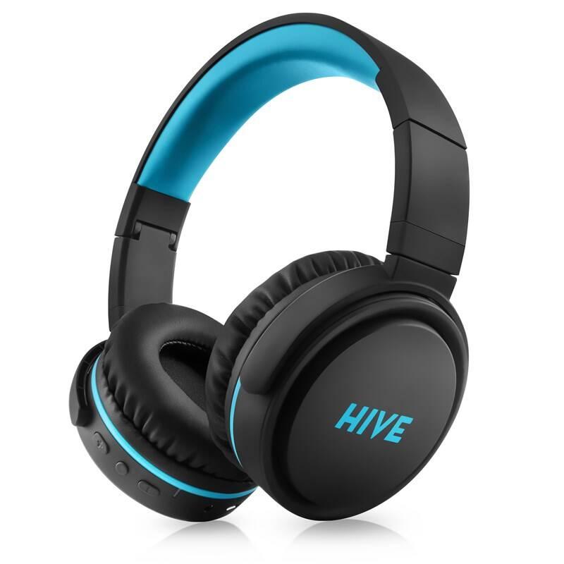 Sluchátka Niceboy HIVE XL 2021 černá modrá