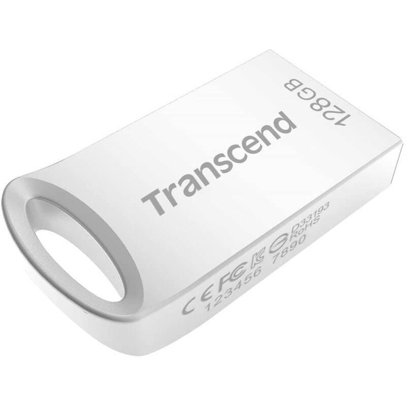 USB Flash Transcend JetFlash 710S 128GB stříbrný, USB, Flash, Transcend, JetFlash, 710S, 128GB, stříbrný