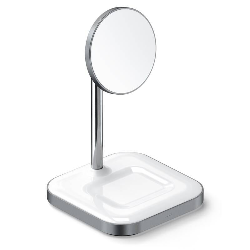 Bezdrátová nabíječka Satechi Aluminium 2v1 Magnetic