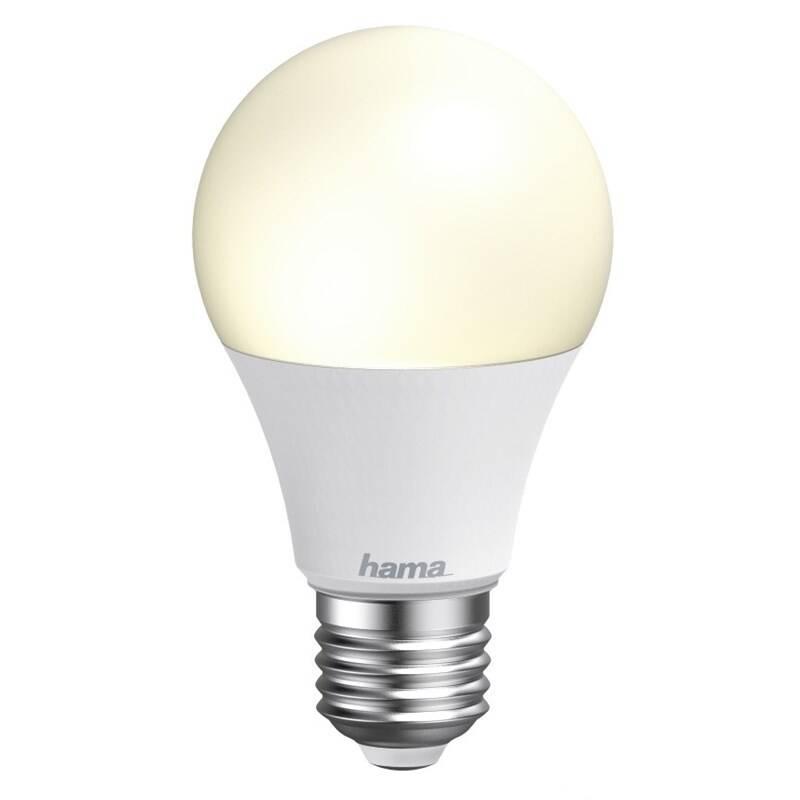Chytrá žárovka Hama SMART WiFi LED, E27, 10 W, bílá teplá studená