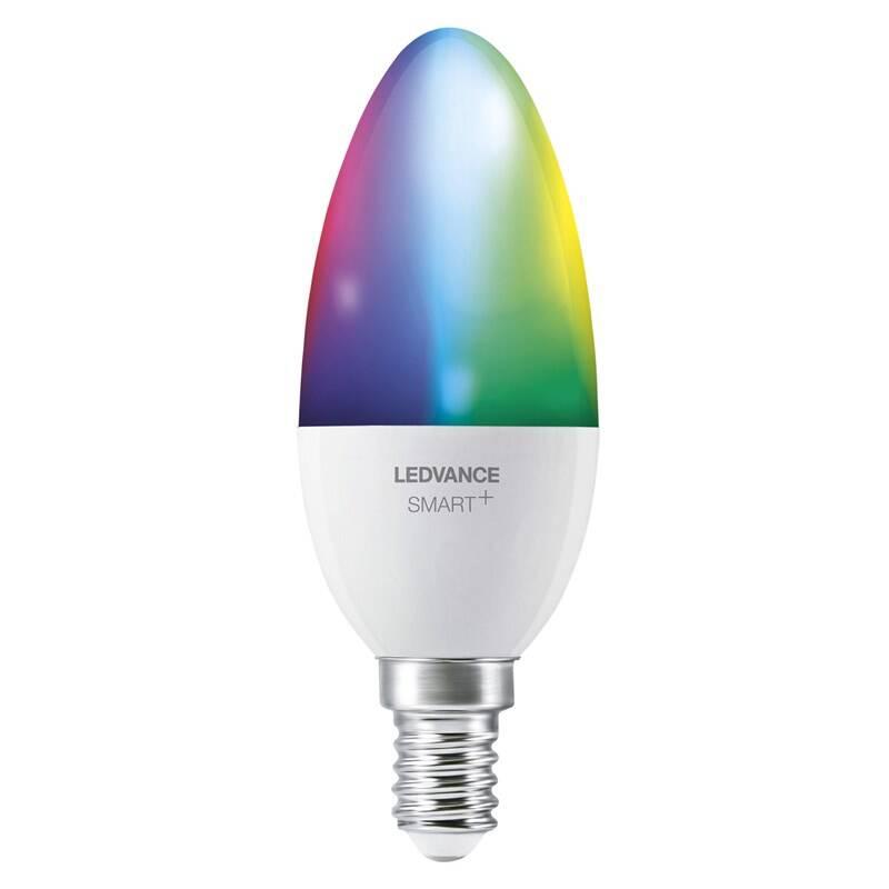 Chytrá žárovka LEDVANCE SMART WiFi Candle Multicolour 5W E14, Chytrá, žárovka, LEDVANCE, SMART, WiFi, Candle, Multicolour, 5W, E14
