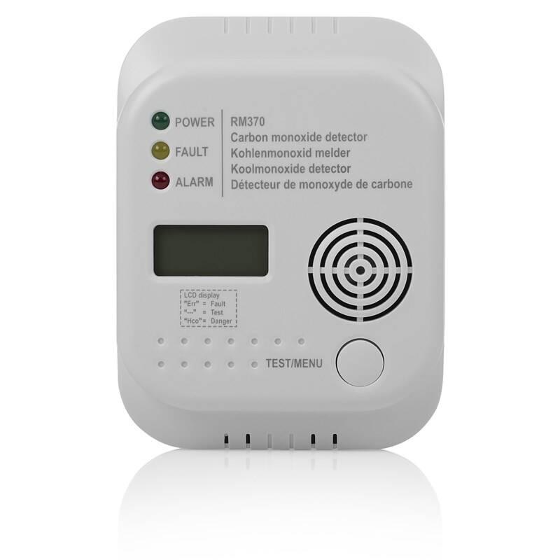 Detektor oxidu uhelnatého Smartwares RM370 bílý