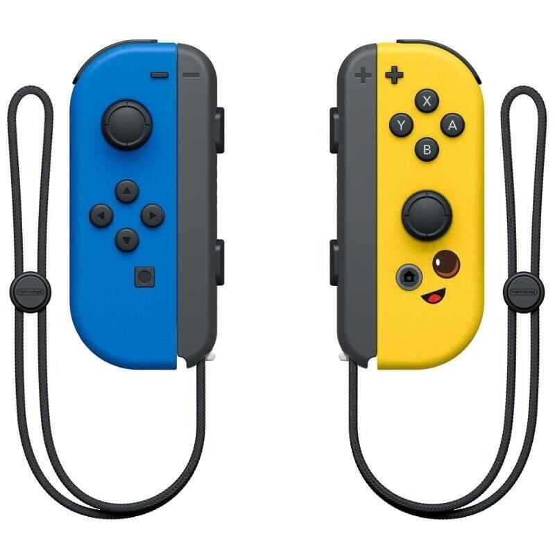 Gamepad Nintendo SWITCH Joy-Con Pair Fortnite Edition modrý žlutý