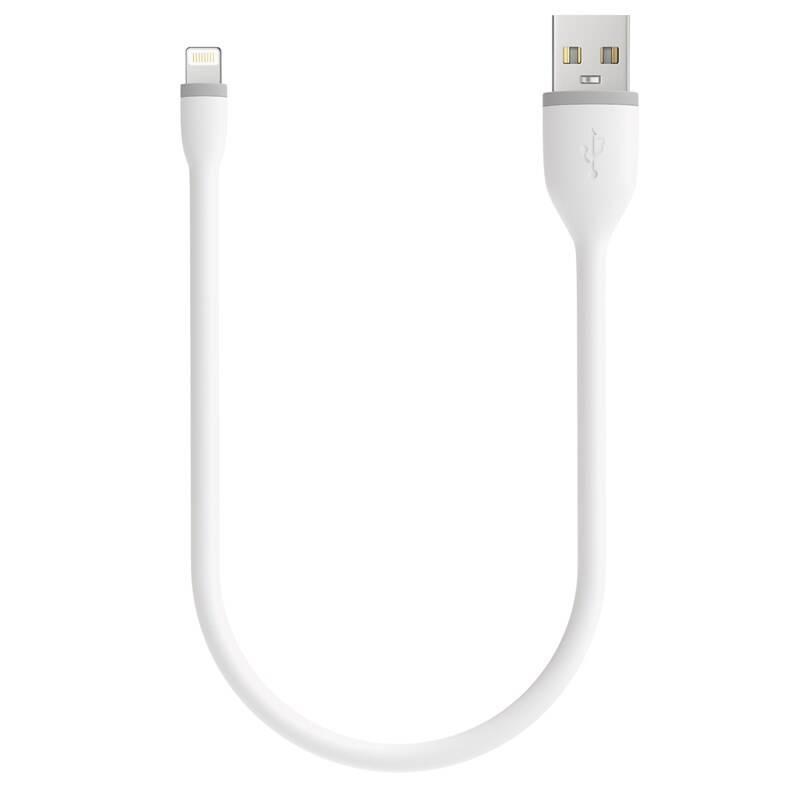 Kabel Satechi USB Lightning MFi, 25 cm bílý