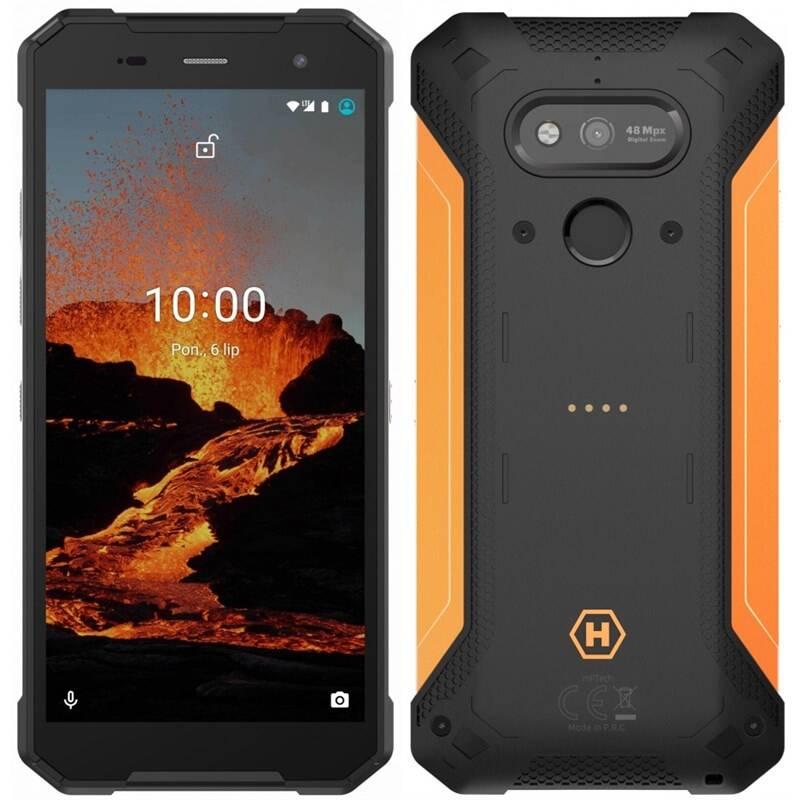 Mobilní telefon myPhone Explorer Pro černý oranžový