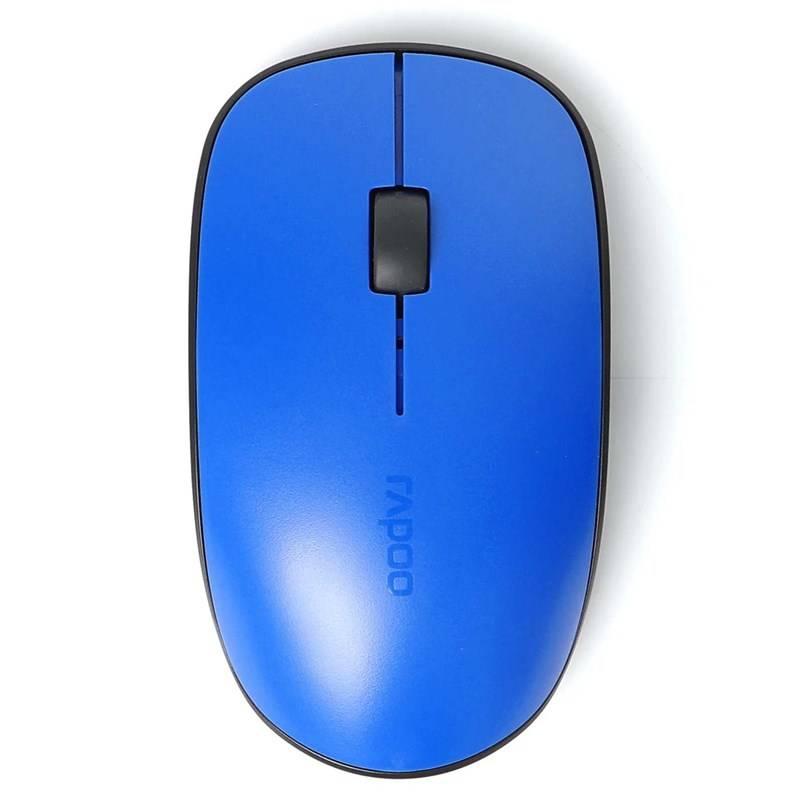 Myš Rapoo M200 modrá