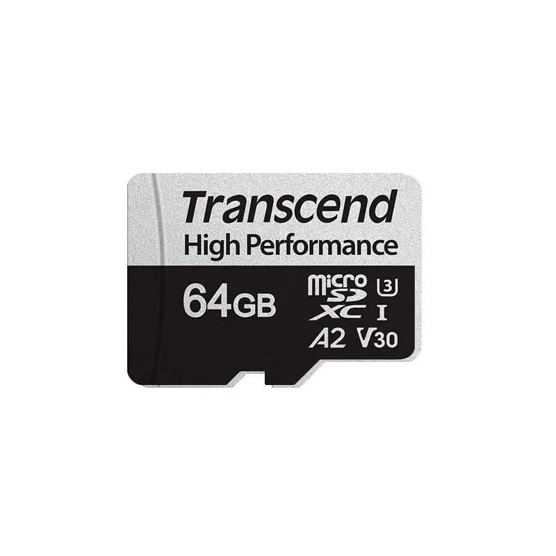 Paměťová karta Transcend 330S microSDXC 64GB UHS-I U3 V30 A2, Paměťová, karta, Transcend, 330S, microSDXC, 64GB, UHS-I, U3, V30, A2