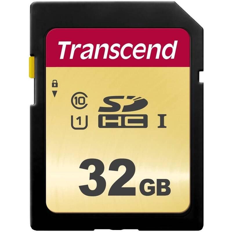 Paměťová karta Transcend 500S SDHC 32GB UHS-I U1, Paměťová, karta, Transcend, 500S, SDHC, 32GB, UHS-I, U1