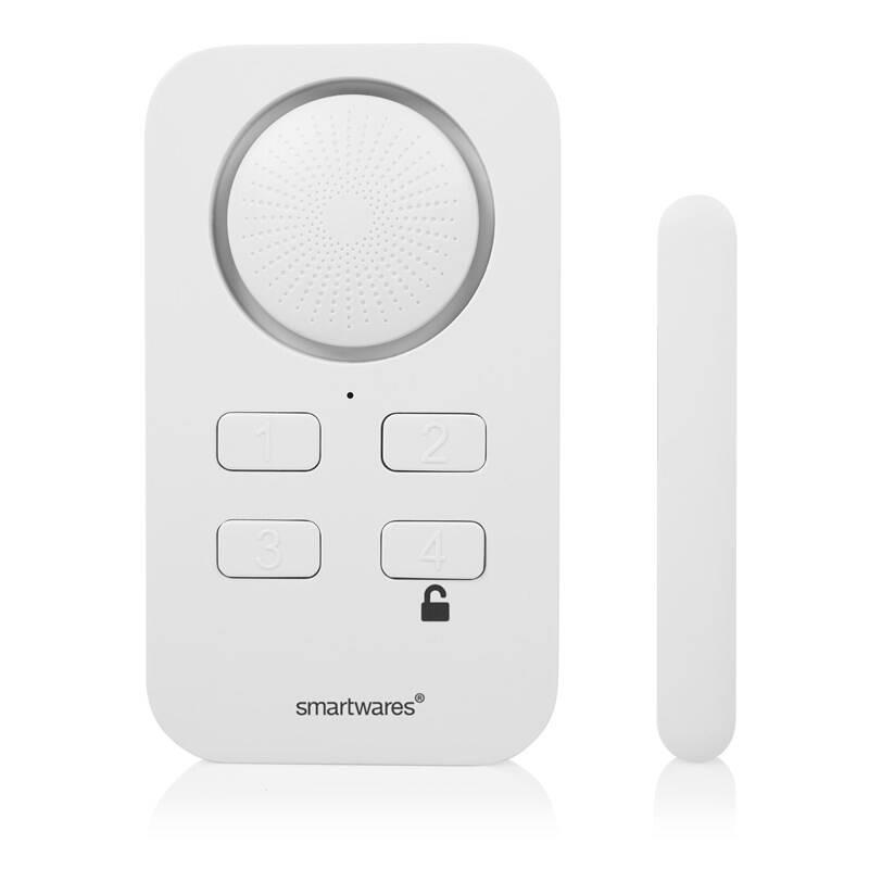 Senzor Smartwares dveřní okenní alarm SMA-40252 bílý