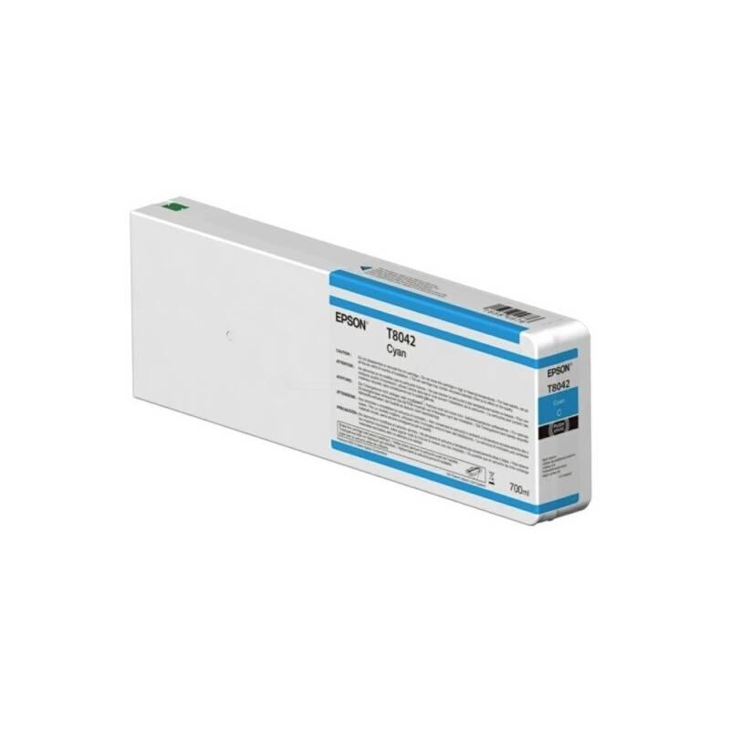 Toner Epson T8042, 700 ml modrý