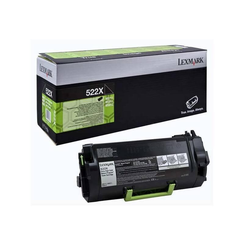 Toner Lexmark 52D2X00, 45000 stran, 522X,