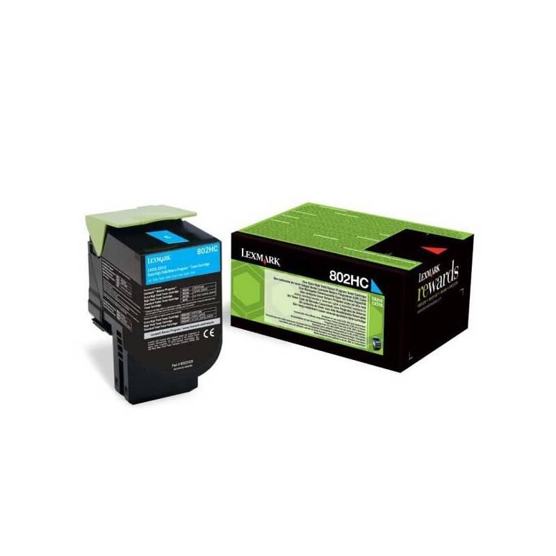Toner Lexmark 80C2HC0, 3000 stran, pro CX410, 510 modrý