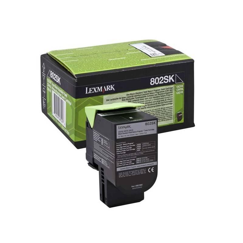 Toner Lexmark 80C2SK0, 2500 stran, pro CX310dn, CX310n, CX410de, CX410 černý