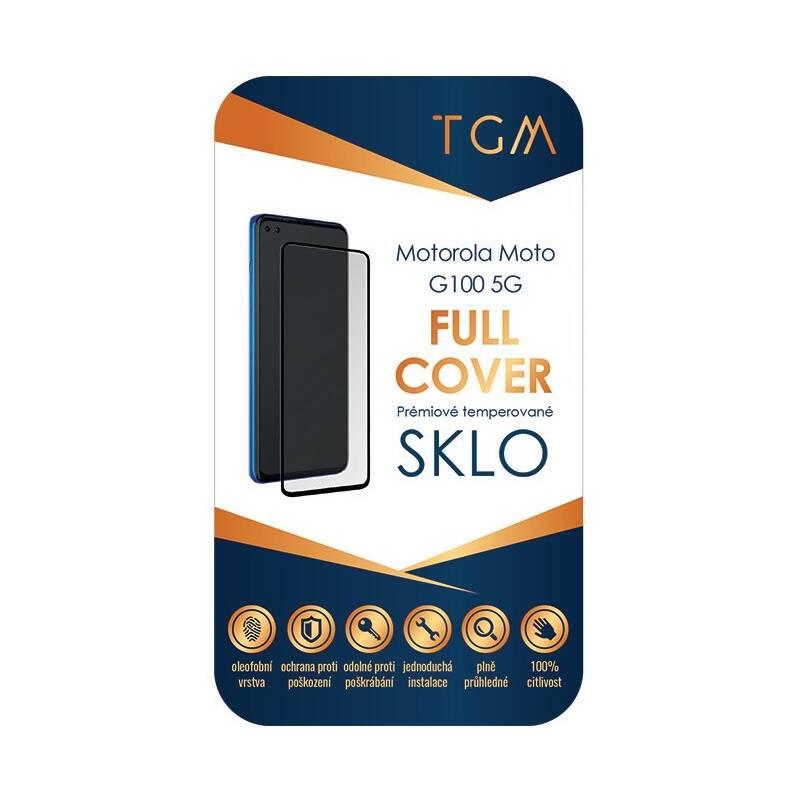 Tvrzené sklo TGM Full Cover na Motorola Moto G100 5G černé, Tvrzené, sklo, TGM, Full, Cover, na, Motorola, Moto, G100, 5G, černé