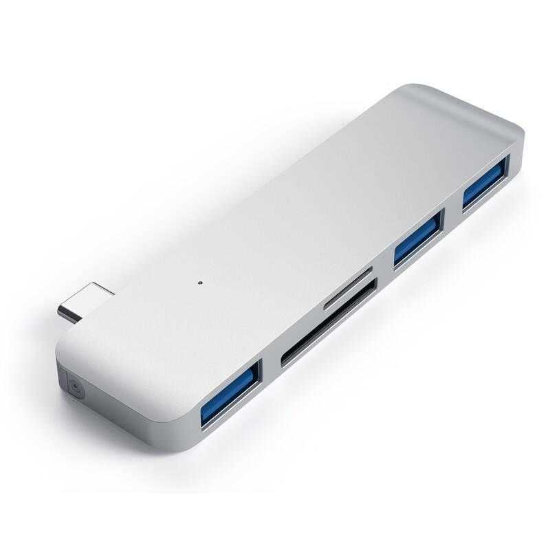 USB Hub Satechi USB-C Combo Hub stříbrný