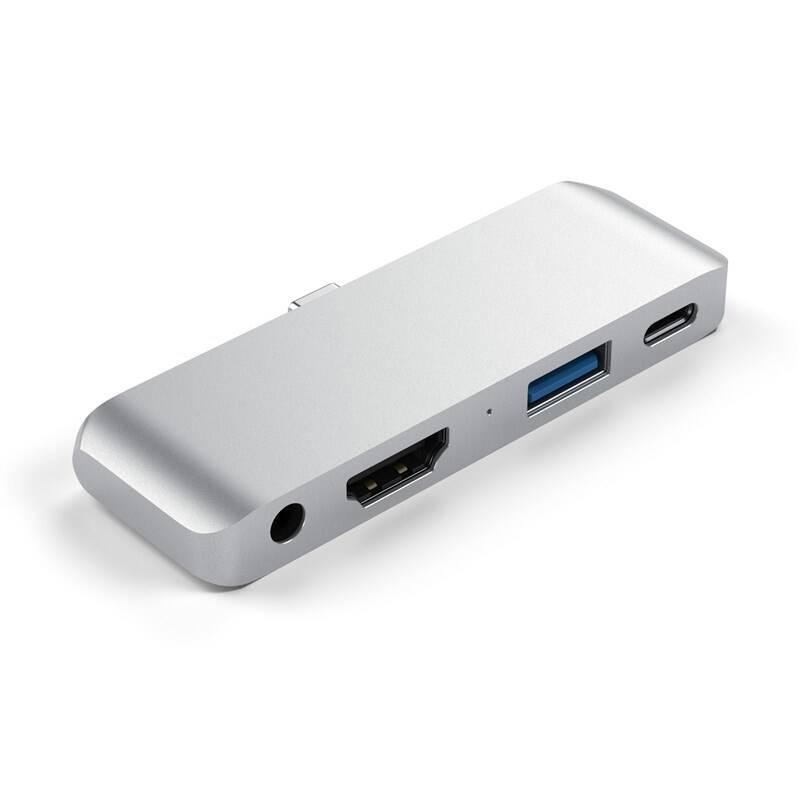 USB Hub Satechi USB-C Mobile Pro Hub stříbrný