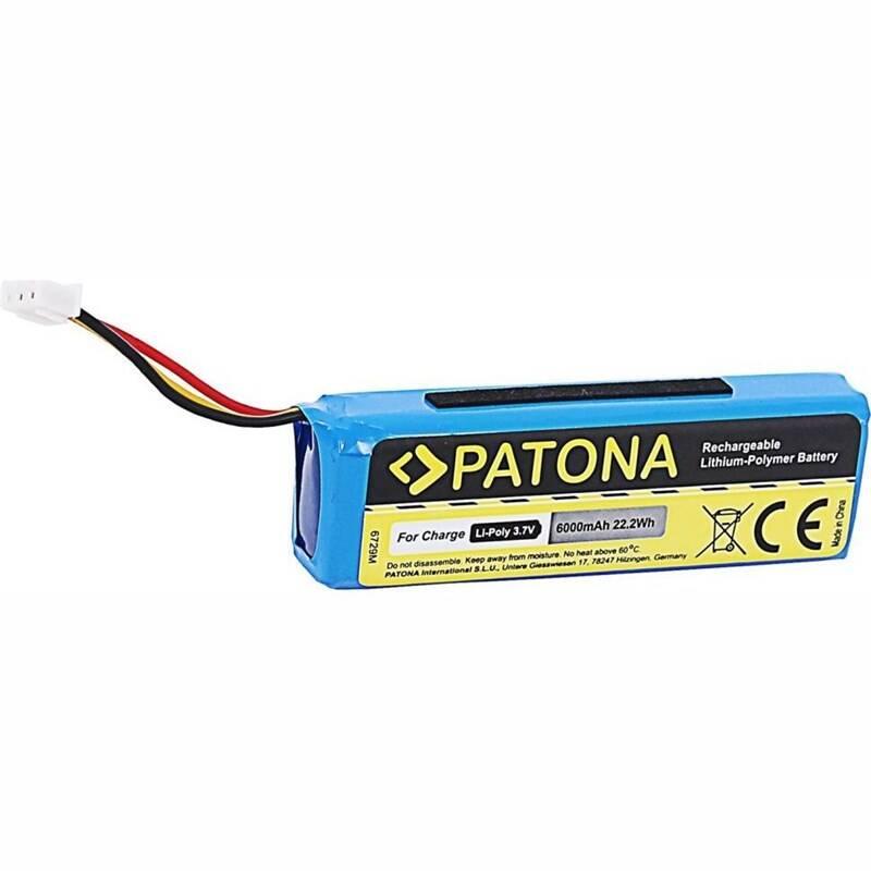 Baterie PATONA pro reproduktor JBL Charge 1 6000mAh 3,7V Li-Pol AEC982999-2P modrá, Baterie, PATONA, pro, reproduktor, JBL, Charge, 1, 6000mAh, 3,7V, Li-Pol, AEC982999-2P, modrá