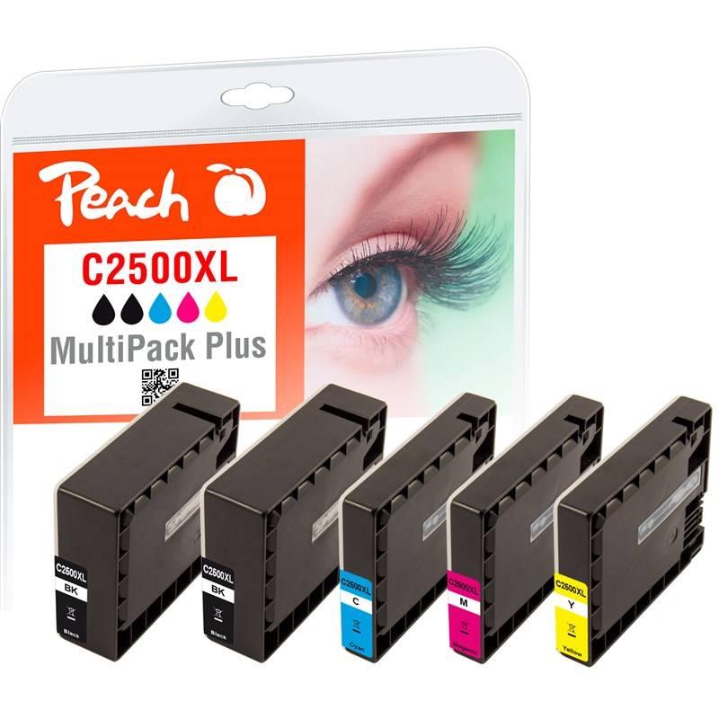Inkoustová náplň Peach Canon PGI-2500XL, MultiPack