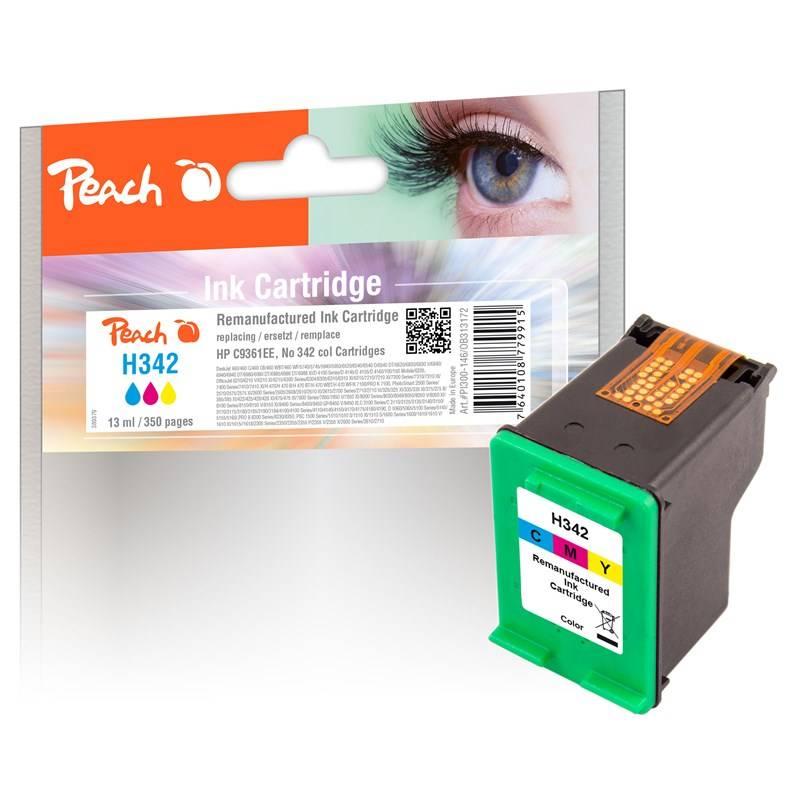 Inkoustová náplň Peach HP C9361E, No. 342, 13 ml CMY