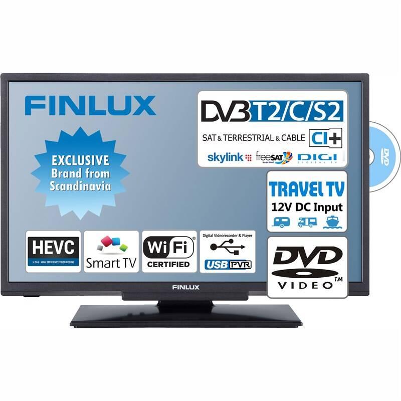 Televize Finlux 24FDM5760 černá, Televize, Finlux, 24FDM5760, černá