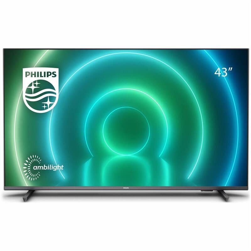 Televize Philips 43PUS7906 šedá