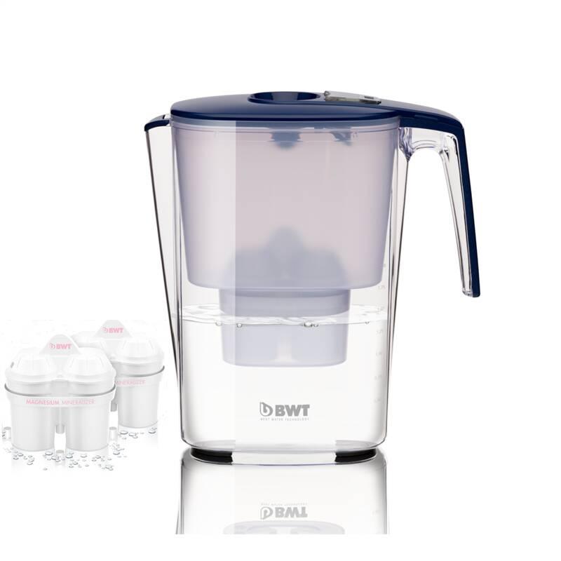 Filtrační konvice BWT SLIM MEI Blue 3,6 l 2x filtr, Filtrační, konvice, BWT, SLIM, MEI, Blue, 3,6, l, 2x, filtr